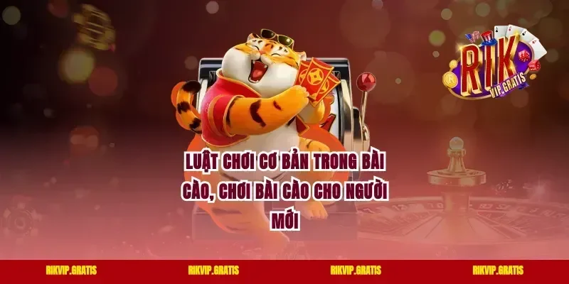 Luật chơi cơ bản trong bài cào, chơi bài cào cho người mới