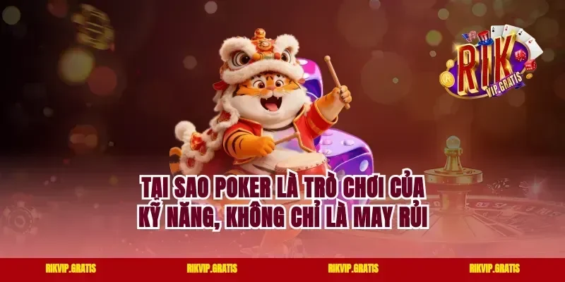 Tại Sao Poker Là Trò Chơi Của Kỹ Năng, Không Chỉ Là May Rủi