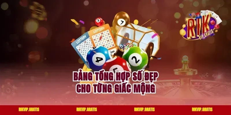 Bảng tổng hợp số đẹp cho từng giấc mộng