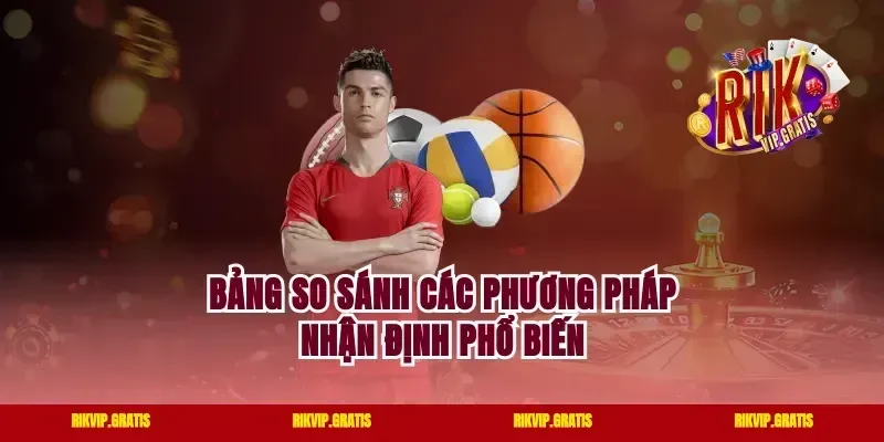 Bảng So Sánh Các Phương Pháp Nhận Định Phổ Biến