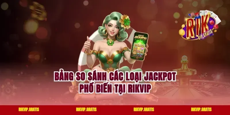 Bảng So Sánh Các Loại Jackpot Phổ Biến Tại Rikvip